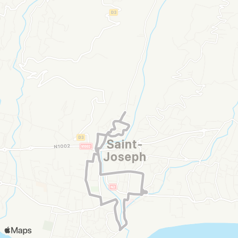 CarSud Gare St Joseph les Goyaves Gare St Joseph map