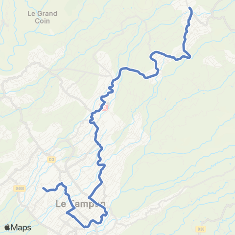 CarSud Gare de la Plaine des Cafre - RN3 - Gare du Tampon map