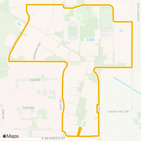 CSU Long Beach All Campus Tripper map