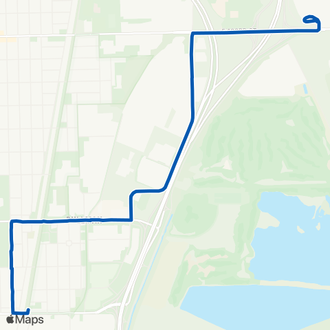 CTA Pullman Shuttle map