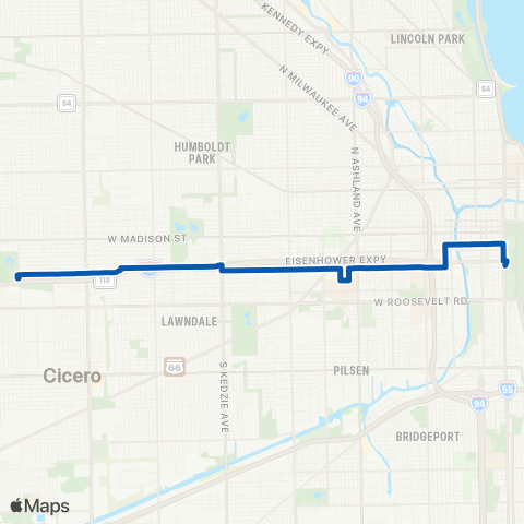 CTA Harrison map