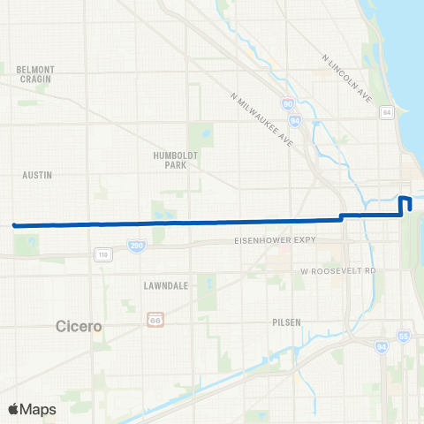 CTA Madison map
