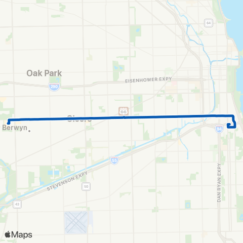 CTA Cermak map