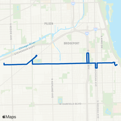 CTA Pershing map