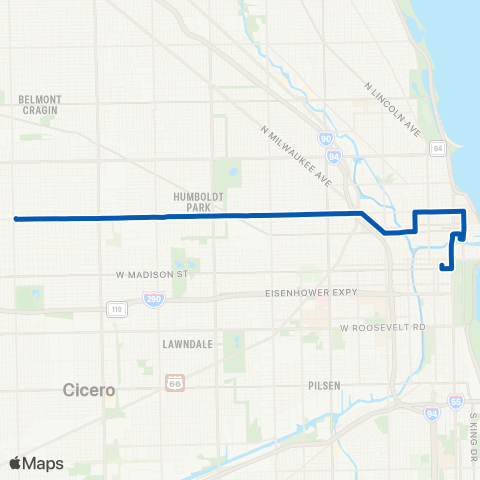 CTA Chicago map