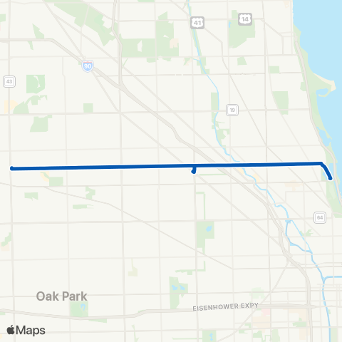 CTA Diversey map