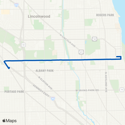CTA Foster map