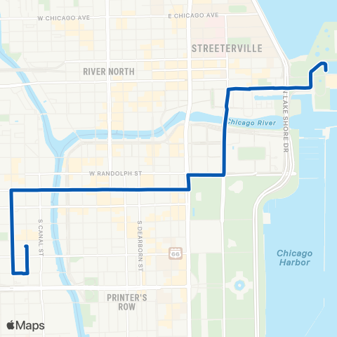CTA Navy Pier map