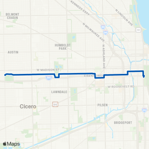 CTA Jackson map