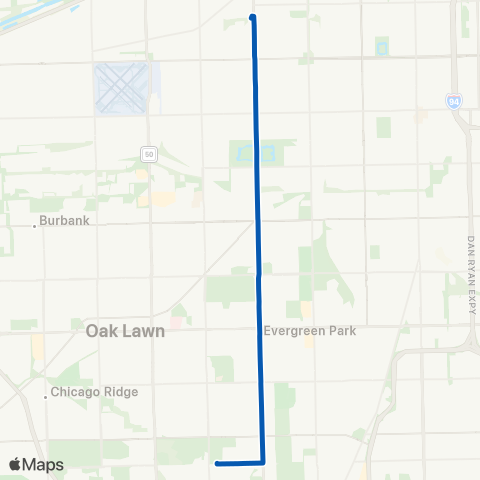 CTA South Kedzie map