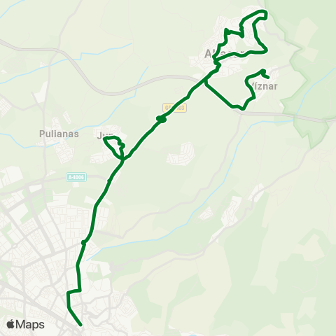 Junta de Andalucia Granada - Jun - Alfacar - Víznar map