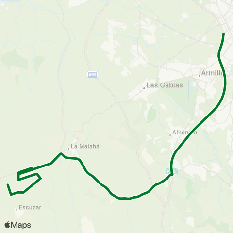 Junta de Andalucia Granada - Citai map