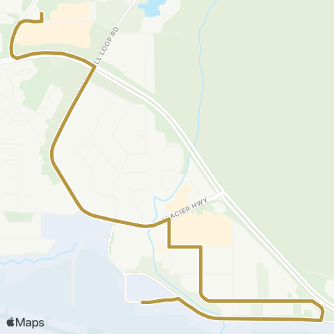 Capital Transit Airport Connector map