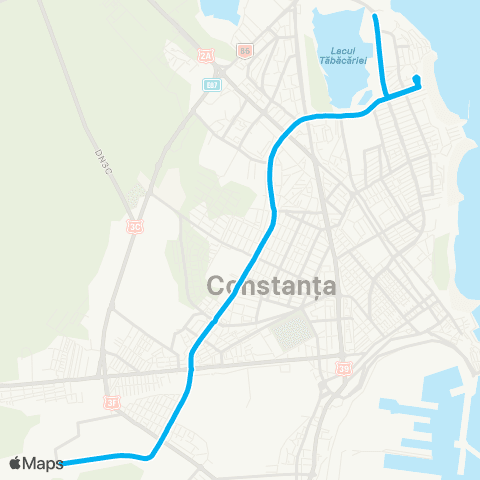 CT Bus Cap Linie Industriala - imbarcare - Pescarie map