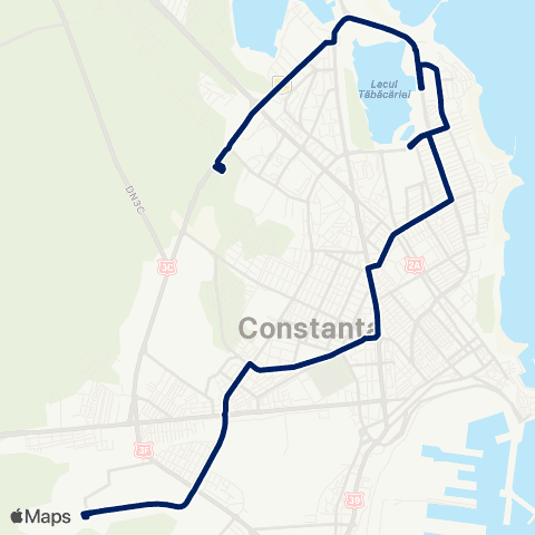 CT Bus Cap Linie Industriala - imbarcare - Cap Linie Vivo map