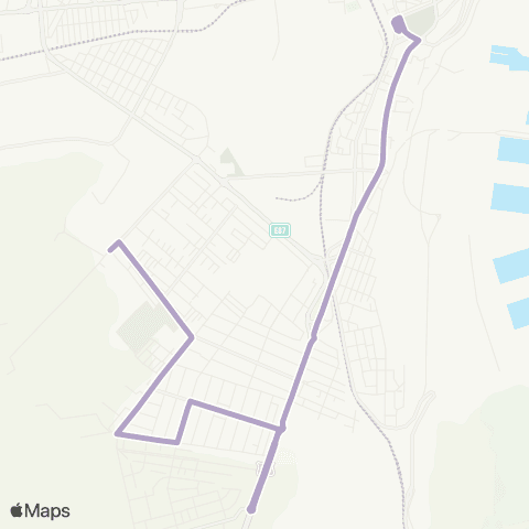 CT Bus Cap Linie Confort Urban - imbarcare - Gara map
