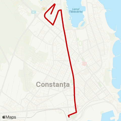 CT Bus Cap Linie Gara - Scoala Nr. 29 Mihai Viteazul map