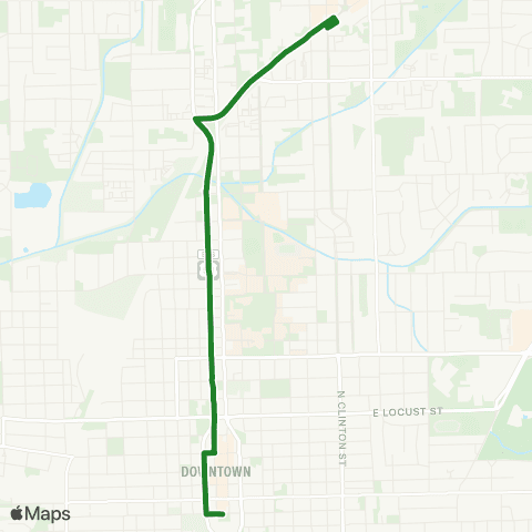 Connect Transit Green map