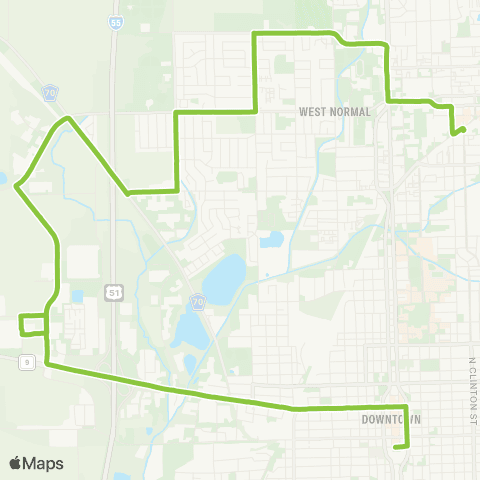 Connect Transit Lime map