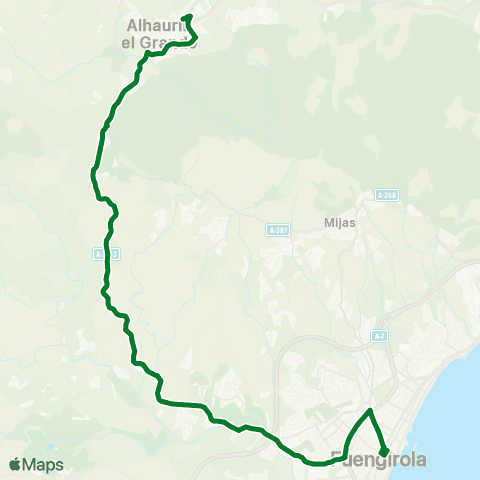 CTMAM Alhaurín El Grande-Fuengirola map