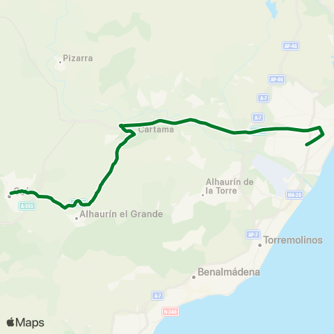 CTMAM Coín-Alhaurín El Grande-Feria De Málaga map