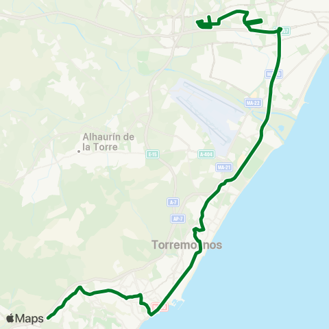 CTMAM Teatinos-Torremolinos-Benalmádena map