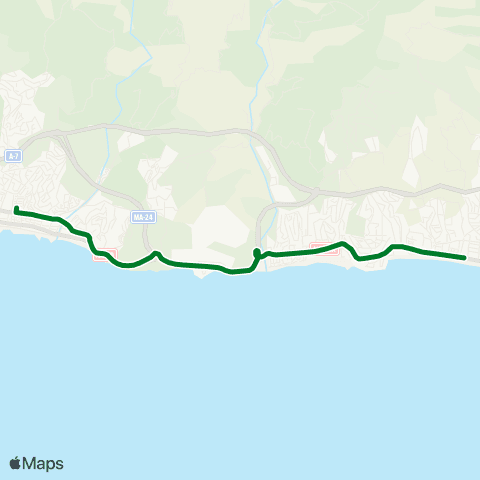 CTMAM La Cala Del Moral-El Palo map
