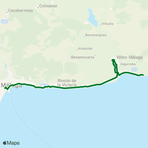 CTMAM Málaga-Nerja (Desde El 01 Mayo 2026) map