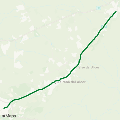 Junta de Andalucia M-106 Carmona - el Viso - Mairena del Alcor - Alcalá de Guadaíra map