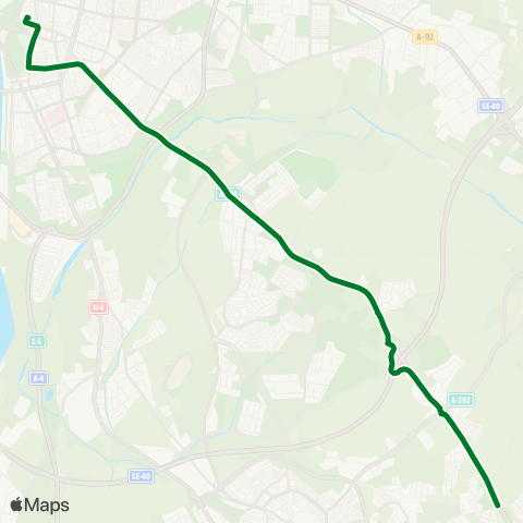Junta de Andalucia M-221 Utrera - Sevilla (por Quintillo) map