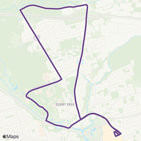 Codiac Transpo Elmwood map