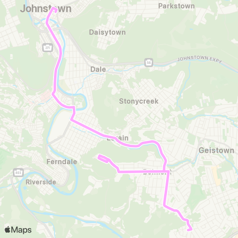 CamTran Arbutus - Belmont map