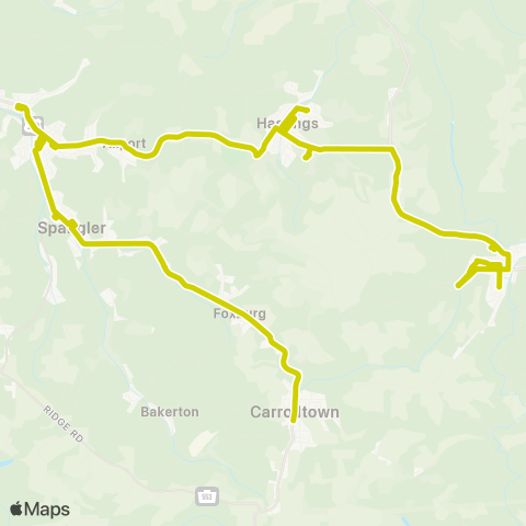 CamTran Patton-N.Cambria Loop map