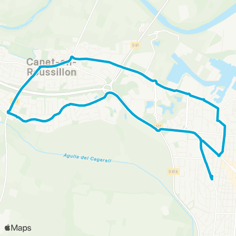 Sankéo - Scolaire École les Myosotis et Jean Mermoz - Canet map