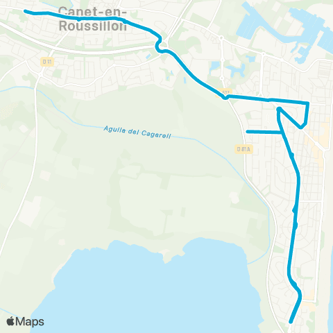Sankéo - Scolaire Canet - Collège Côte Radieuse map