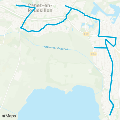 Sankéo - Scolaire Canet - Collège Côte Radieuse map