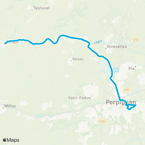 Sankéo - Scolaire Estagel - Lycée Lurcat / Coll Camus map