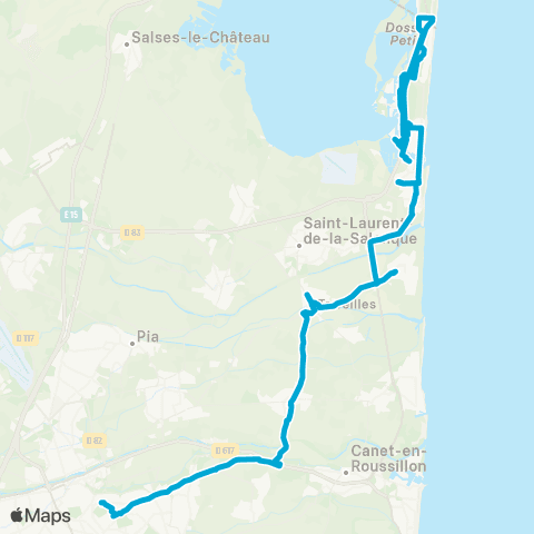Sankéo - Scolaire Le Barcarès - Lycée Lurcat / Coll Camus map