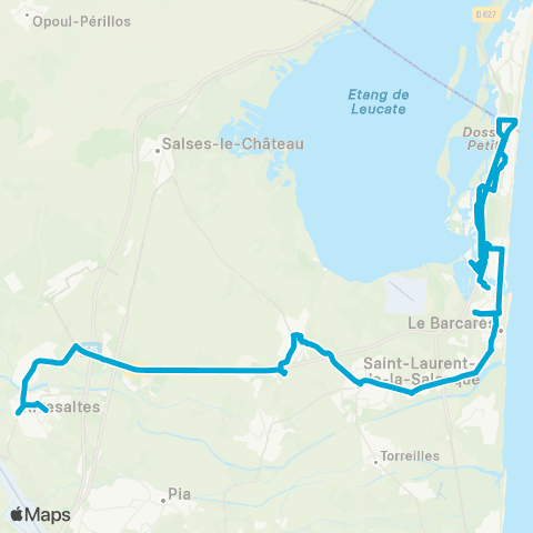 Sankéo - Scolaire Le Barcarès - LEPA CFA Simon (Lycée agricole) map
