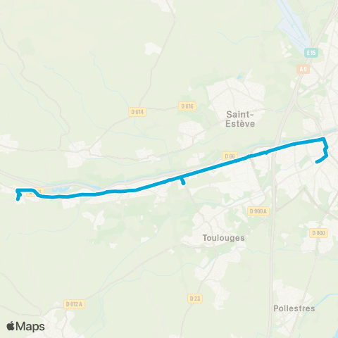Sankéo - Scolaire St-Féliu-d'Avall - Lycée Bon Secours map