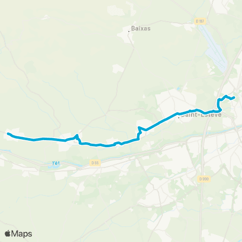 Sankéo - Scolaire Pézilla-la-Rivière - Lycée Maillol map