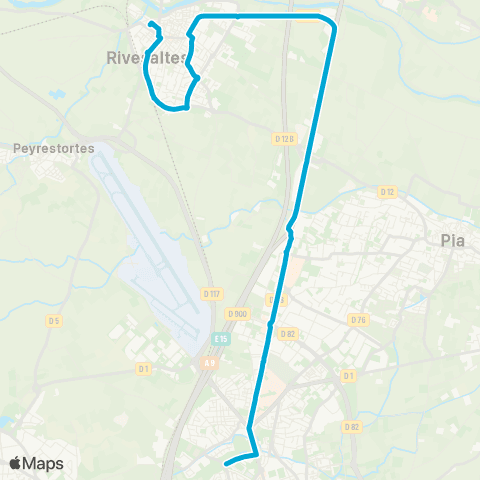 Sankéo - Scolaire Rivesaltes - Lycée Maillol map