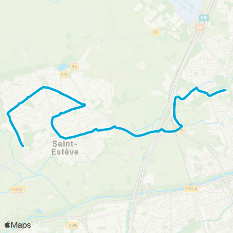 Sankéo - Scolaire St-Estève - Lycée Maillol map
