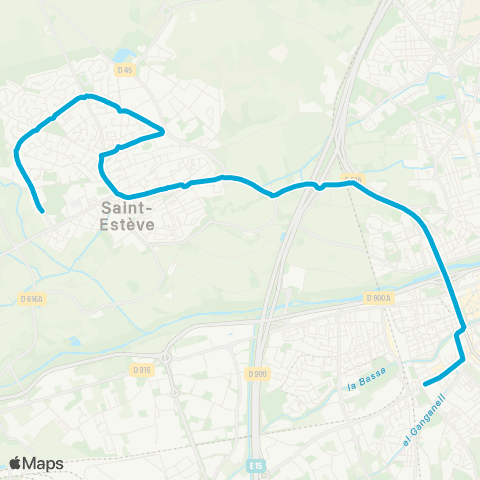 Sankéo - Scolaire St-Estève - Lycée Bon Secours / Marillac map