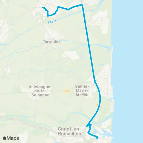 Sankéo - Scolaire St-Laurent-de-la-Salanque - Loge de mer map