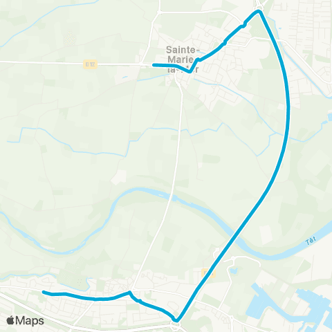 Sankéo - Scolaire Villelongue-de-la-Salanque - Collège Côte Radieuse map