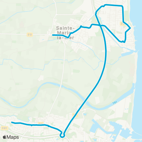 Sankéo - Scolaire Sainte-Marie - Collège Côte Radieuse map