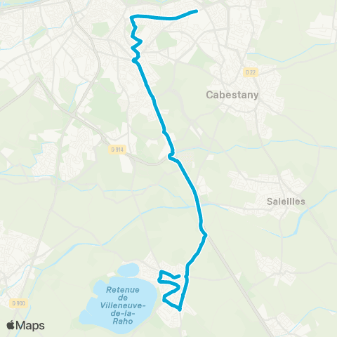 Sankéo - Scolaire Villeneuve de la Raho - Lycée Pablo Picasso map