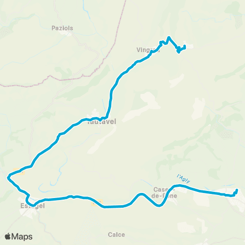 Sankéo - Scolaire Collège N-d des Anges - Vingrau map