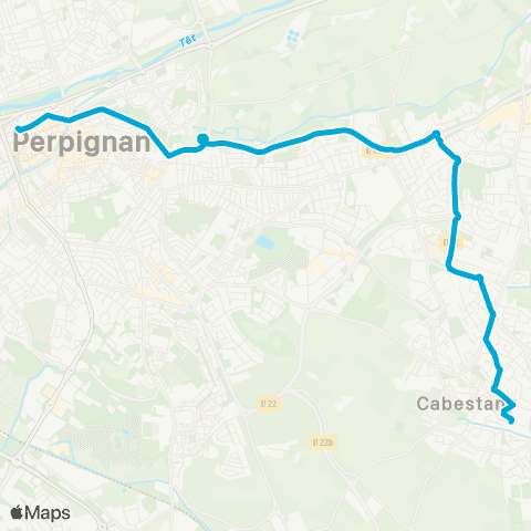 Sankéo - Scolaire Gare routière - Collège Casals map